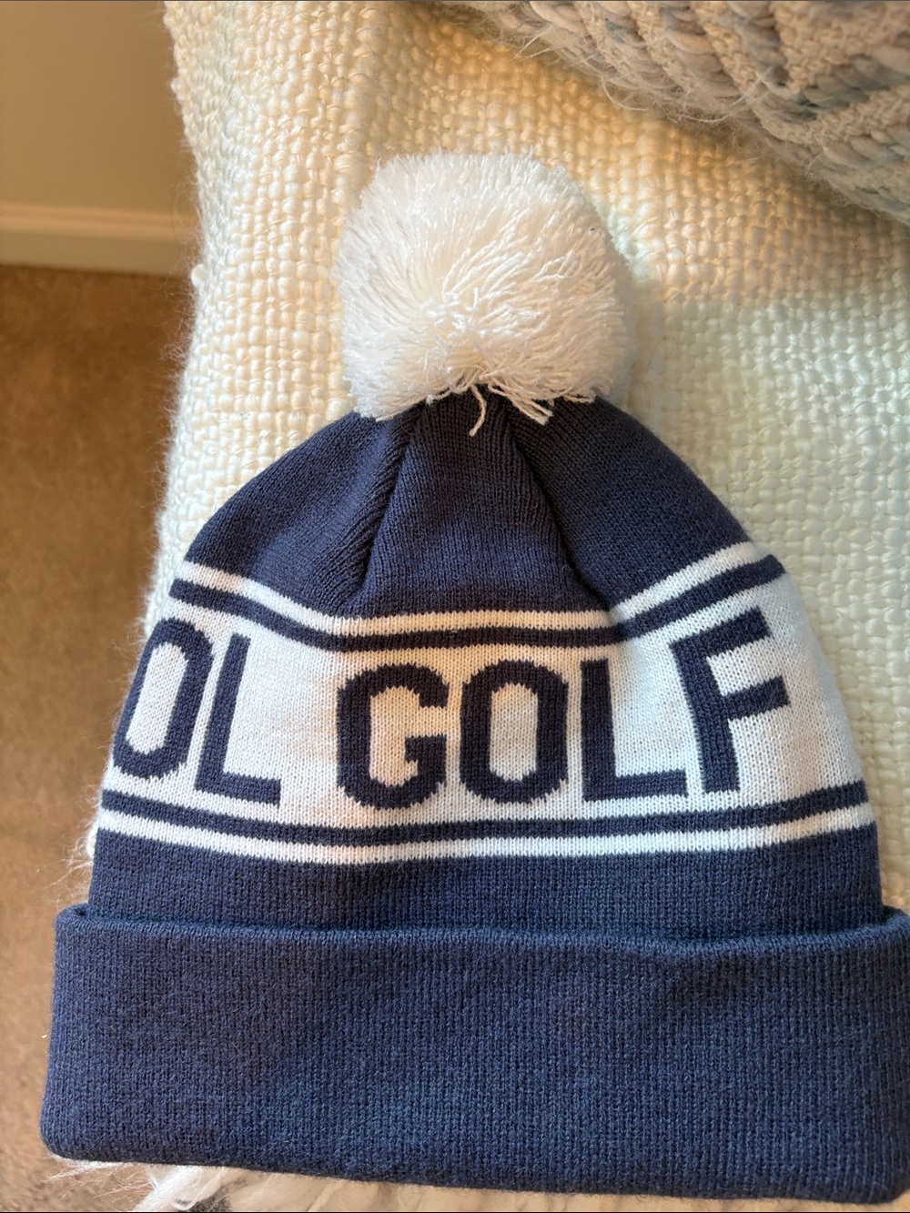 Yeti 35 oz Blue Stainless Steel Mug with Straw Lid and Barstool Golf Hat! - Picture 8 of 8